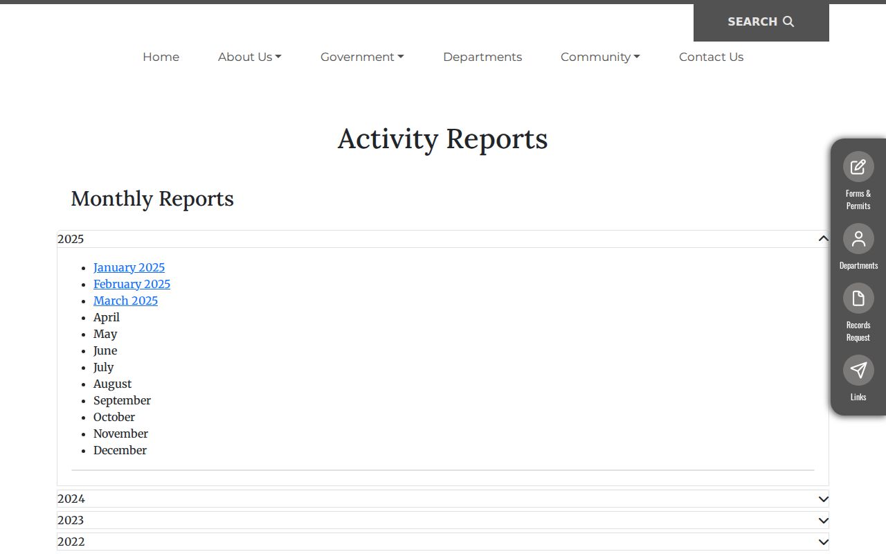 Minocqua Police Department activity reports for Minocqua arrest records